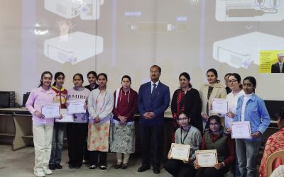 महाविद्यालय में कम्पयूटर साइंस विभाग द्वारा पावर पॉइंट प्रेजेंटेशन प्रतियोगिता का सफल आयोजन किया गया।