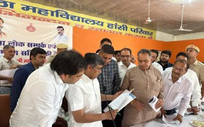 हांसी जिला की पहली कष्ट निवारण समिति की बैठक में शिक्षा मंत्री महिपाल ढांडा ने सुनी जनसमस्याएं